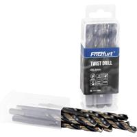 FRITZFURT 1111-3800 HSS-G Metaal-spiraalboor 10-delig 8 mm Gezamenlijke lengte 117 mm Corrosiebestendig DIN 338 Drievlakkige schacht 10 stuk(s)