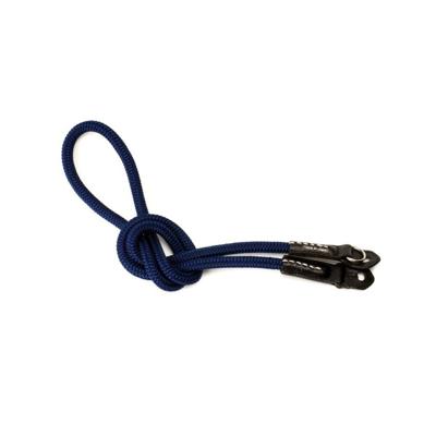 Artisan & Artist ACAM 301N Zijden/lederen camerariem navy