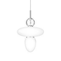 Nuura Rizzatto 43 Hanglamp - Zilver - Opaal