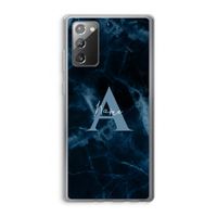 Midnight Marble: Samsung Galaxy Note 20 / Note 20 5G Transparant Hoesje