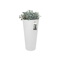 elho pure straight round high 40 Binnen/buiten Plantenpot Vrijstaand Lineaire lagedichtheidpolyetheen (LLDPE) Wit - thumbnail