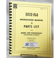 Instruction Manual & Parts List - Rock-Ola Jukebox Model 1448 - thumbnail