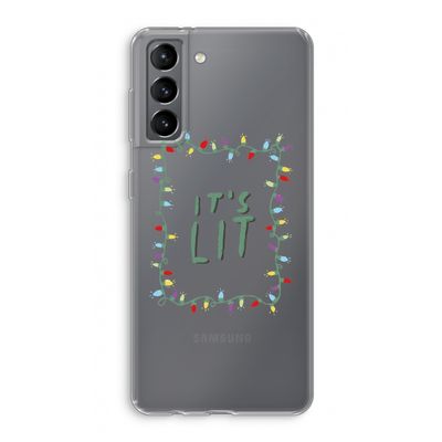 It's Lit: Samsung Galaxy S21 Transparant Hoesje