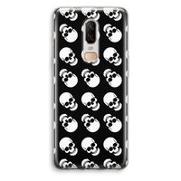 Musketon Skulls: OnePlus 6 Transparant Hoesje