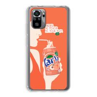 Peach please!: Xiaomi Redmi Note 10S Transparant Hoesje