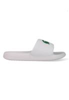 Lacoste Slippers Serve Slide 1.0 749CMA002108261-WHT/GRN Wit / Groen maat