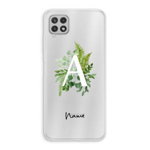 Green Brush: Samsung Galaxy A22 4G Transparant Hoesje