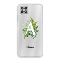 Green Brush: Samsung Galaxy A22 4G Transparant Hoesje