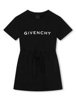 Givenchy Kids robe en jersey à logo imprimé - Noir