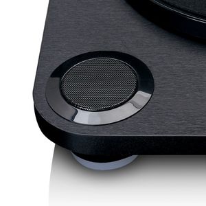 Lenco LS-40BK houten platenspeler met ingebouwde speakers