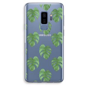 Monstera leaves: Samsung Galaxy S9 Plus Transparant Hoesje