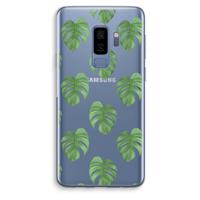 Monstera leaves: Samsung Galaxy S9 Plus Transparant Hoesje