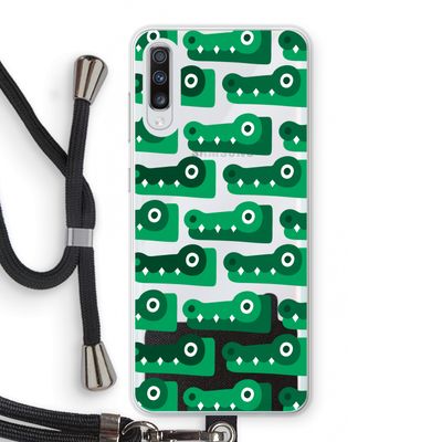 Crocs: Samsung Galaxy A70 Transparant Hoesje met koord