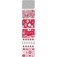 4x Kerstmis kadopapier - Cadeaupapier