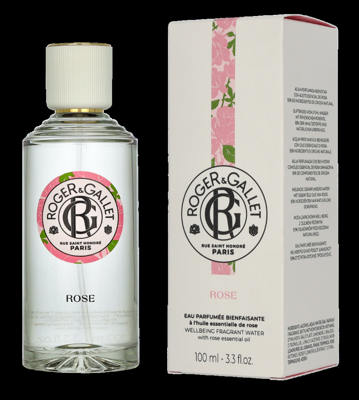 Roger & Gallet Rose Wellbeing Fragrant Water 100 ml Dames