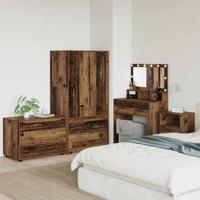 Opbergkast Oud Hout 80 x 48 x 57 cm Bewerkt hout