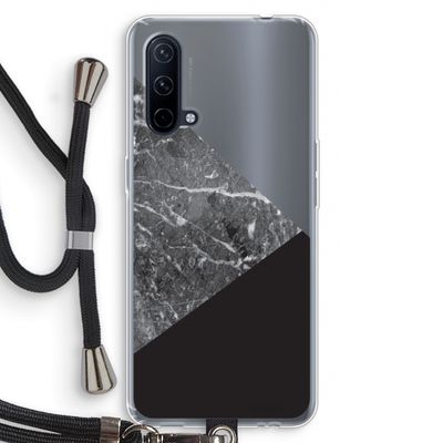 Combinatie marmer: OnePlus Nord CE 5G Transparant Hoesje met koord