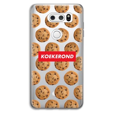 Koekerond: LG V30 Transparant Hoesje