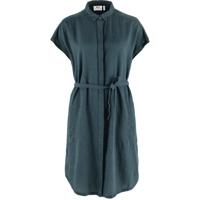 Fjällräven Dames Blousejurk Övik Hemp Dress W, mountain blue, Maat: XS