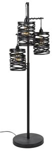 Vloerlamp Twister 150 cm hoog in slate grijs