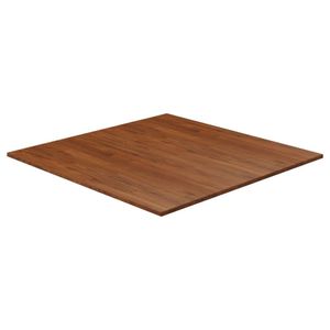 Tafelblad vierkant 90x90x1,5 cm behandeld eiken donkerbruin