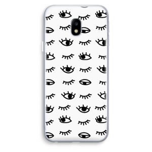 Eye pattern #2: Samsung Galaxy J3 (2017) Transparant Hoesje