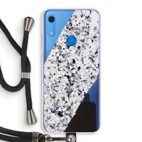 Gespikkelde marmer: Huawei Y6s Transparant Hoesje met koord