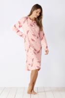 Warm roze dames nachthemd Hajo Warm roze dames nachthemd Hajo