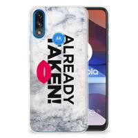 Motorola Moto E7/E7i Power | Siliconen hoesje | met naam Already Taken White