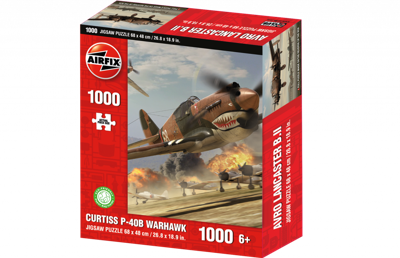 Curtiss P-40B Warhawk Puzzel 1000 Stukjes