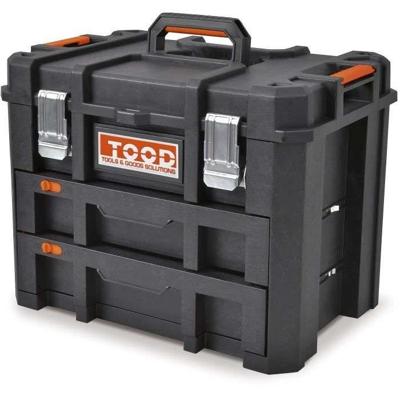 Gereedschapskoffer/bak - TOOD - Waterdicht - Met lades - 53x37x40 cm
