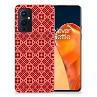 OnePlus 9 TPU bumper Batik Rood - thumbnail