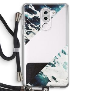Golven: Honor 6X Transparant Hoesje met koord