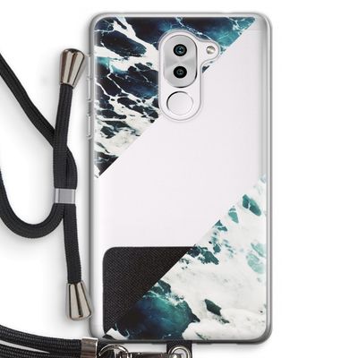 Golven: Honor 6X Transparant Hoesje met koord