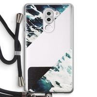 Golven: Honor 6X Transparant Hoesje met koord Golven: Honor 6X Transparant Hoesje met koord