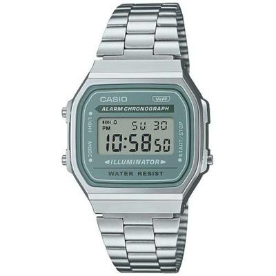 Horloge Uniseks Casio A168WA-3AYES Groen Zilverkleurig (Ø 35 mm)
