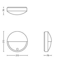 Philips Led buitenlamp Capricorn met sensor 164569316 - thumbnail