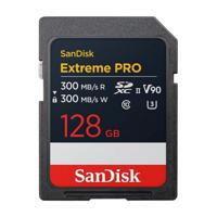 Sandisk Extreme PRO SD Geheugenkaart 128 GB 300mb/s 300mb/w