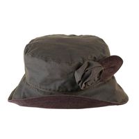 Valerie Wax Rose Hat Olive Valerie Wax Rose Hat Olive