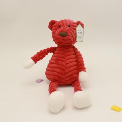 Gestreepte dierlijke pluche speelgoed pop creatieve dierlijke pop type: Bear hoogte: 42cm