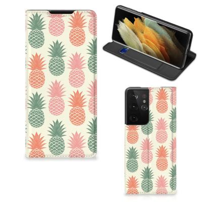Samsung Galaxy S21 Ultra | Flip Style Cover | Ananas