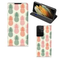 Samsung Galaxy S21 Ultra | Flip Style Cover | Ananas