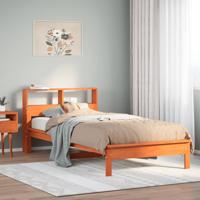 Bed met boekenkast zonder matras grenenhout wasbruin 90x190 cm Bed met boekenkast zonder matras grenenhout wasbruin 90x190 cm