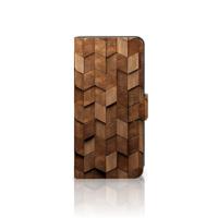 Book Style Case voor Motorola Edge 30 Neo Wooden Cubes