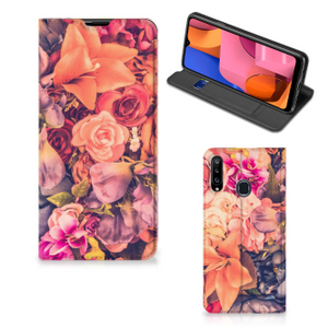 Samsung Galaxy A20s Smart Cover Bosje Bloemen