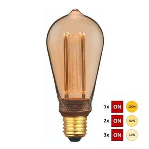 Freelight Led Lamp Gold Ø 64mm 4.3 Watt incl. 3-Step Dimmer