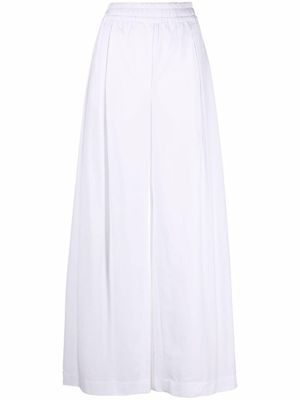 ASPESI pantalon ample évasé - Blanc