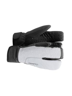 Craft Siberian 2.0 Split finger fietshandschoenen zilver/zwart unisex