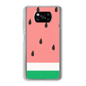 Watermeloen: Xiaomi Poco X3 NFC Transparant Hoesje