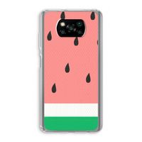 Watermeloen: Xiaomi Poco X3 NFC Transparant Hoesje